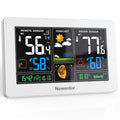 Indoor Outdoor Thermometer Weather Station Color Display