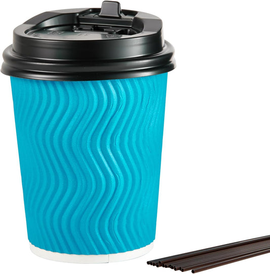 DAILYPACK 8 oz Insulated Coffee Cups - 100 Count