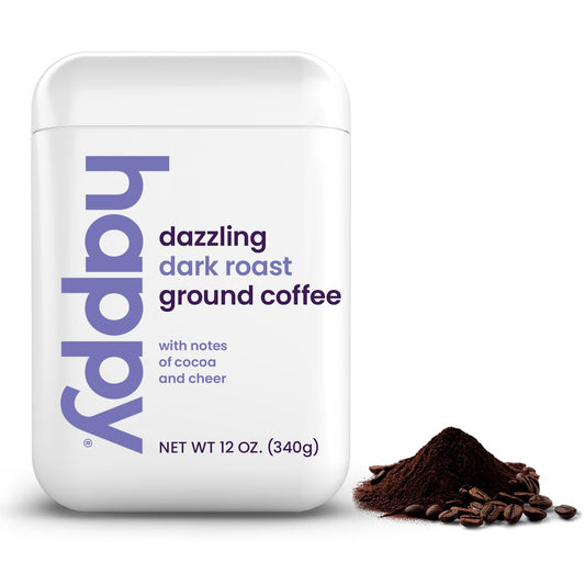 Happy Coffee Dark Roast: Rich Cocoa Cheer