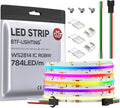 FCOB WS2814 RGBW COB LED Strip 16.4ft - High Density Chasing Color