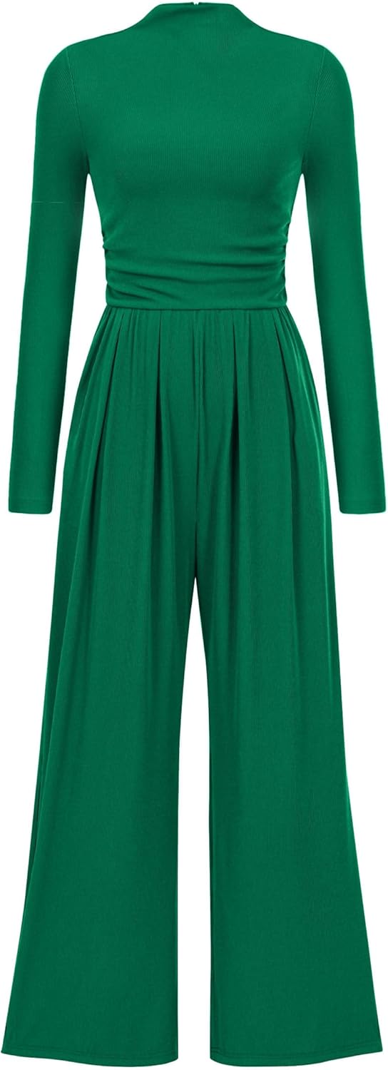 PRETTYGARDEN Jumpsuits For Women Dressy Fall Fashion Clothing