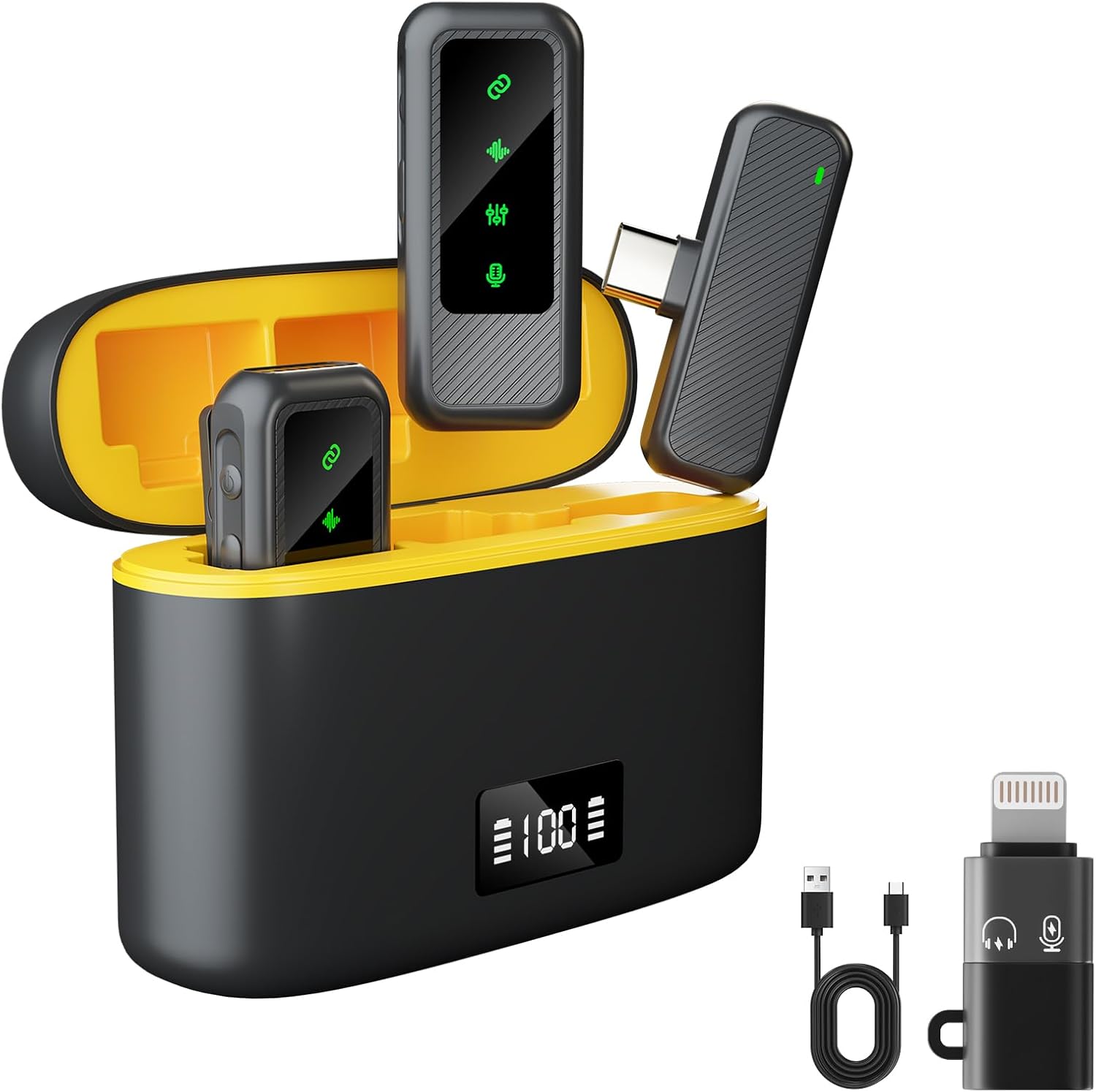 Wireless Clip-on iPhone Microphone - Perfect for Vlogs!