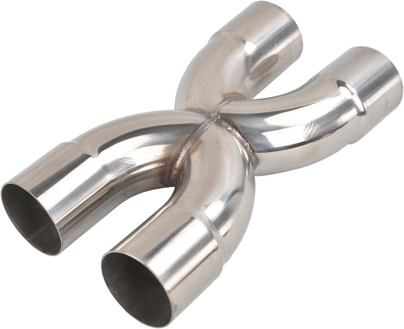Exhaust Tip X Pipe 2.5 Inch Inlet/Outlet for Smooth Flow