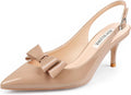 Kitten Heels for Women Slingback Pumps - 2.5in Comfortable Heel