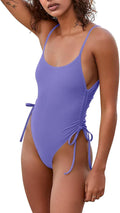 High Leg Cheeky One Piece Swimsuit for Women - Tummy Control