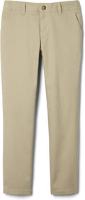 French Toast Girls' Adjustable Waist Stretch Twill Straight Leg Pant