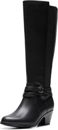 Clarks Emily2 Dream Knee-High Boots - Timeless Comfortable Style