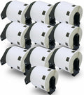 BETCKEY Compatible Barcode Labels 10 Rolls 8000 Labels - 2.4in x 1.1in