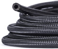 8AN 20FT Fuel Line Hose Kit - Durable Nylon Stainless Steel Braided