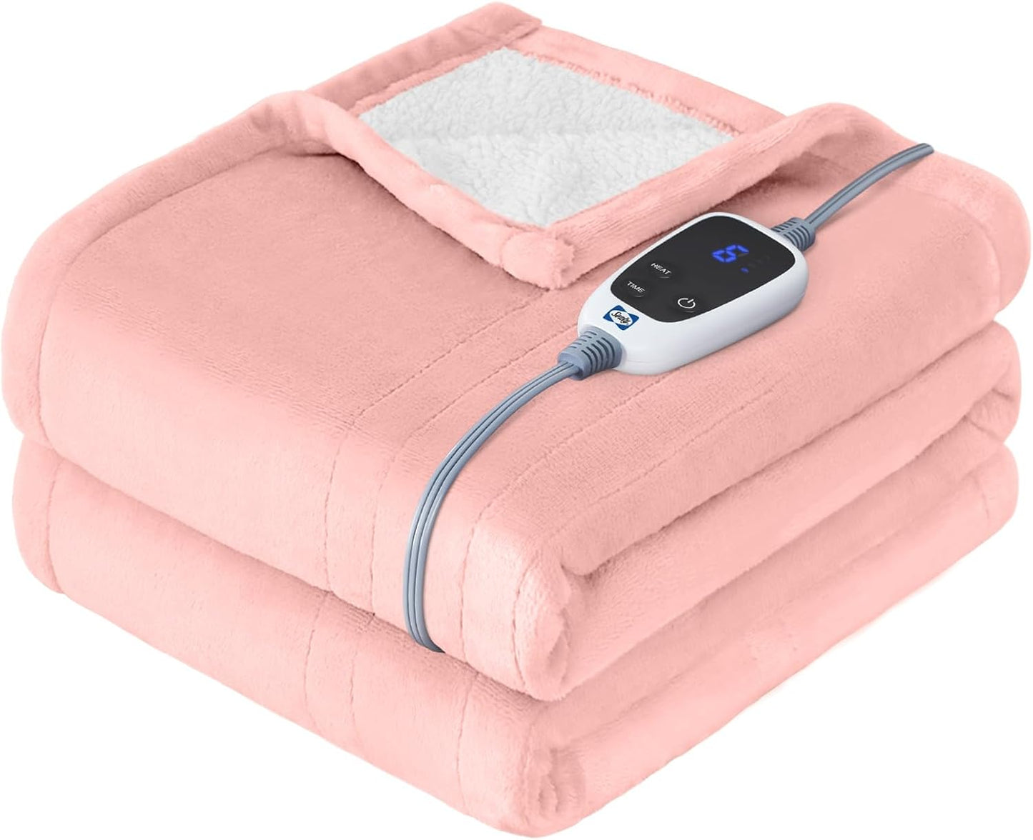 Sealy Heated Throw Blanket for Cozy Warmth and Comfort