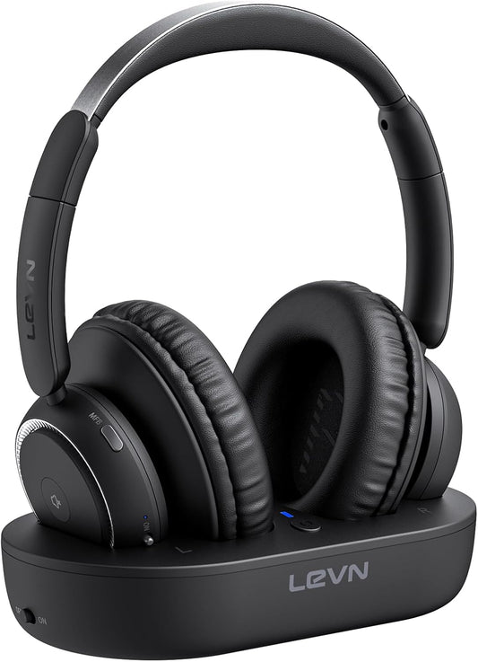 LEVN Wireless Headphones for TV Watching - Perfect for Seniors