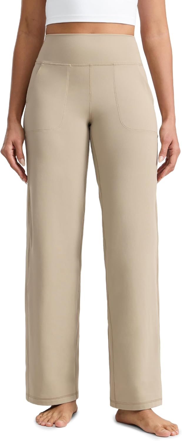 CRZ YOGA Butterlift Wide Leg Pants for Ultimate Comfort