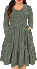 RITERA Plus Size Dress for Curvy Women - Comfortable Everyday Fit