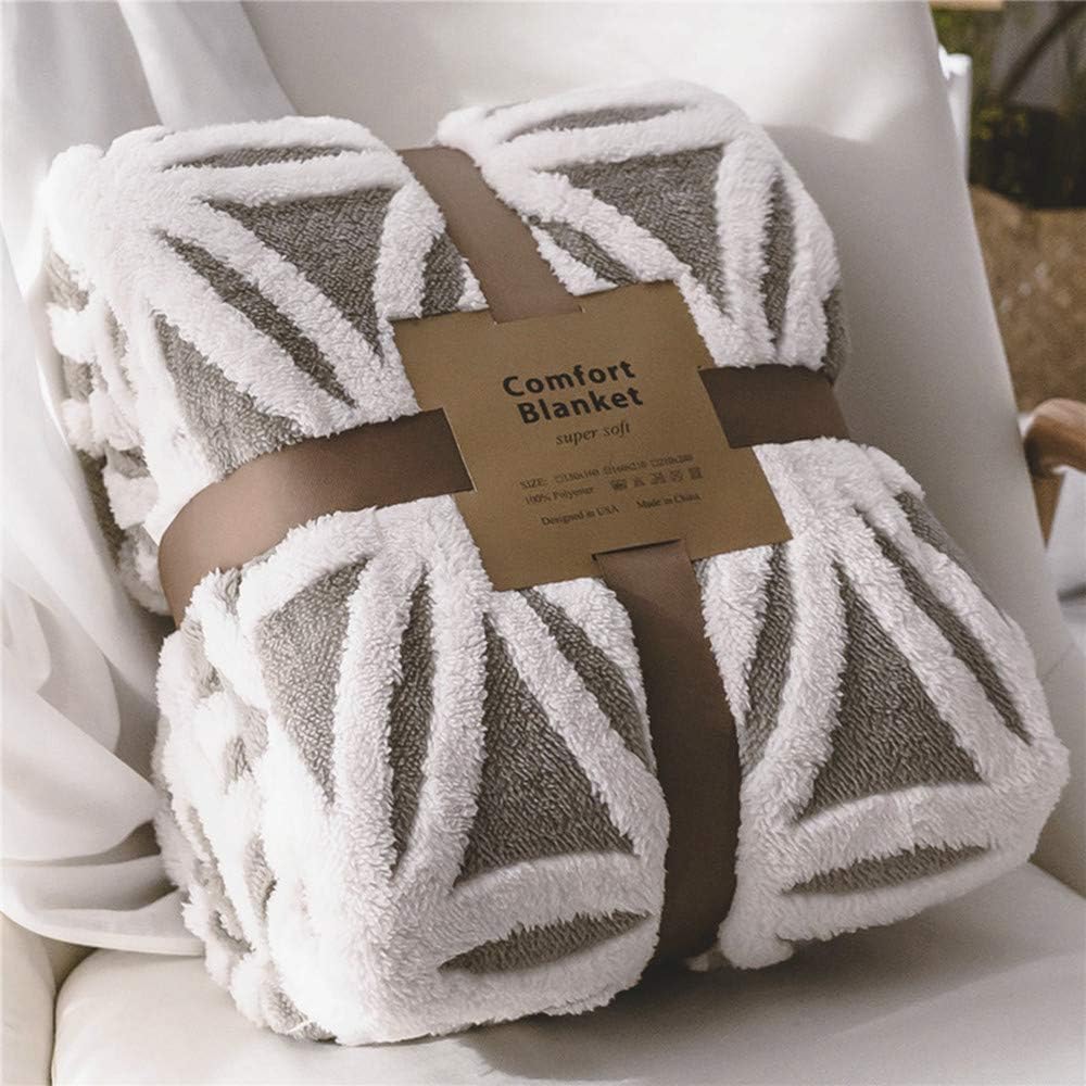 LOMAO Sherpa Fleece Blanket 60x80 for Cozy Comfort Anywhere
