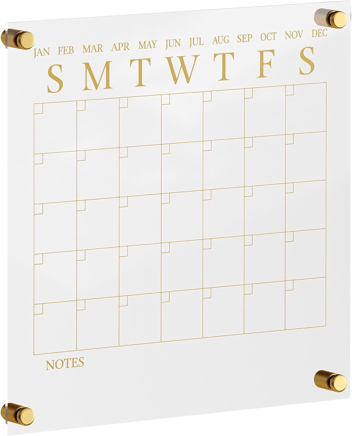 Martha Stewart Grayson Acrylic Dry Erase Wall Calendar Review