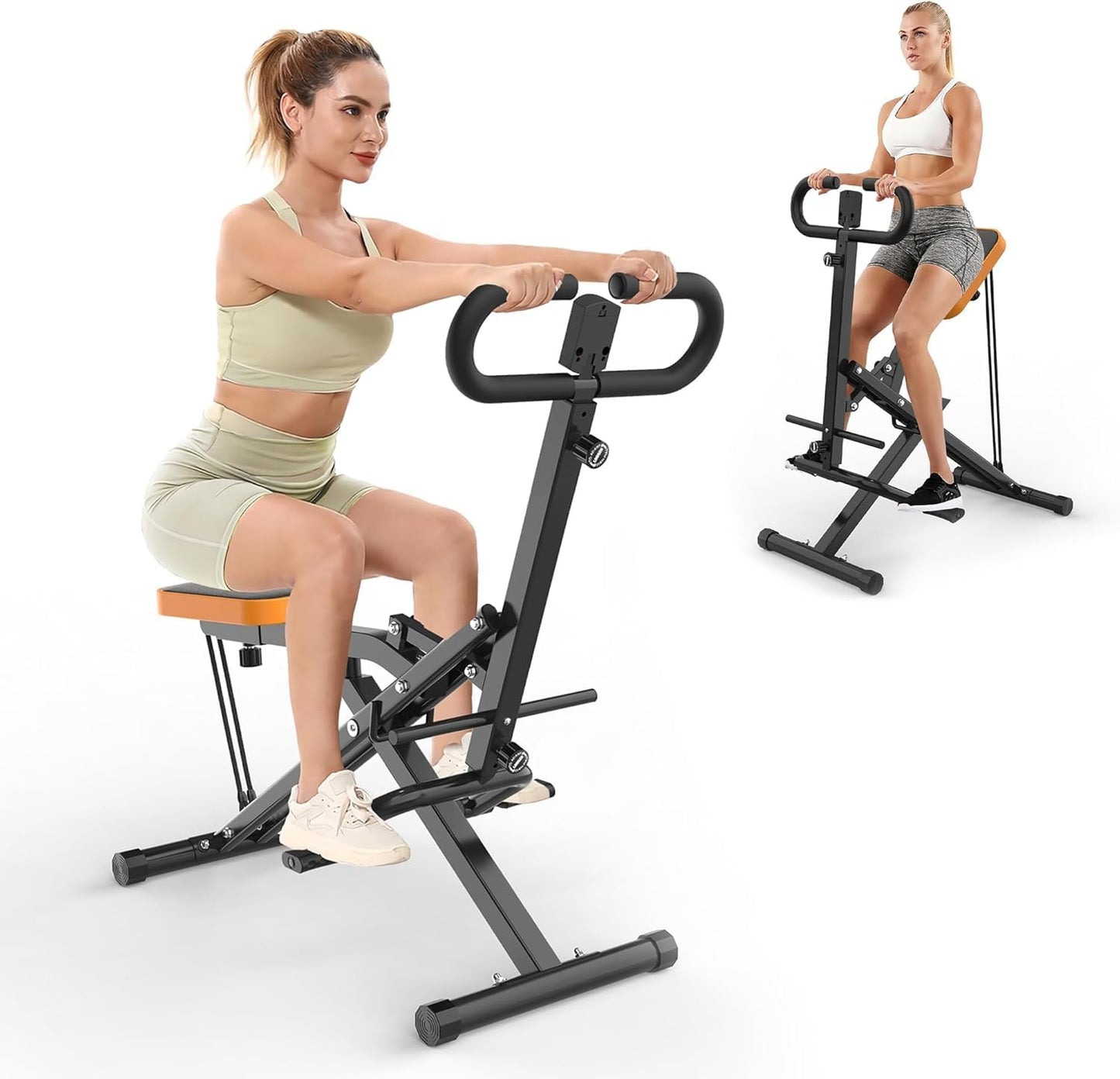 Folding Squat-Ride Machine for Home - Glute & Leg Workout