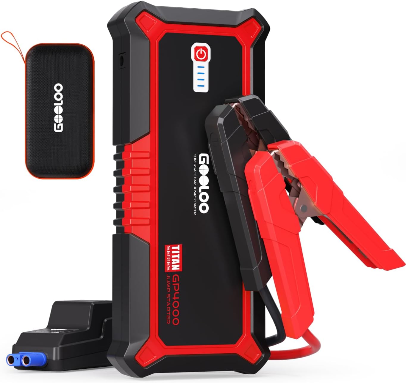 GOOLOO GP4000 4000A Peak Car Jump Starter: Power Up Instantly!