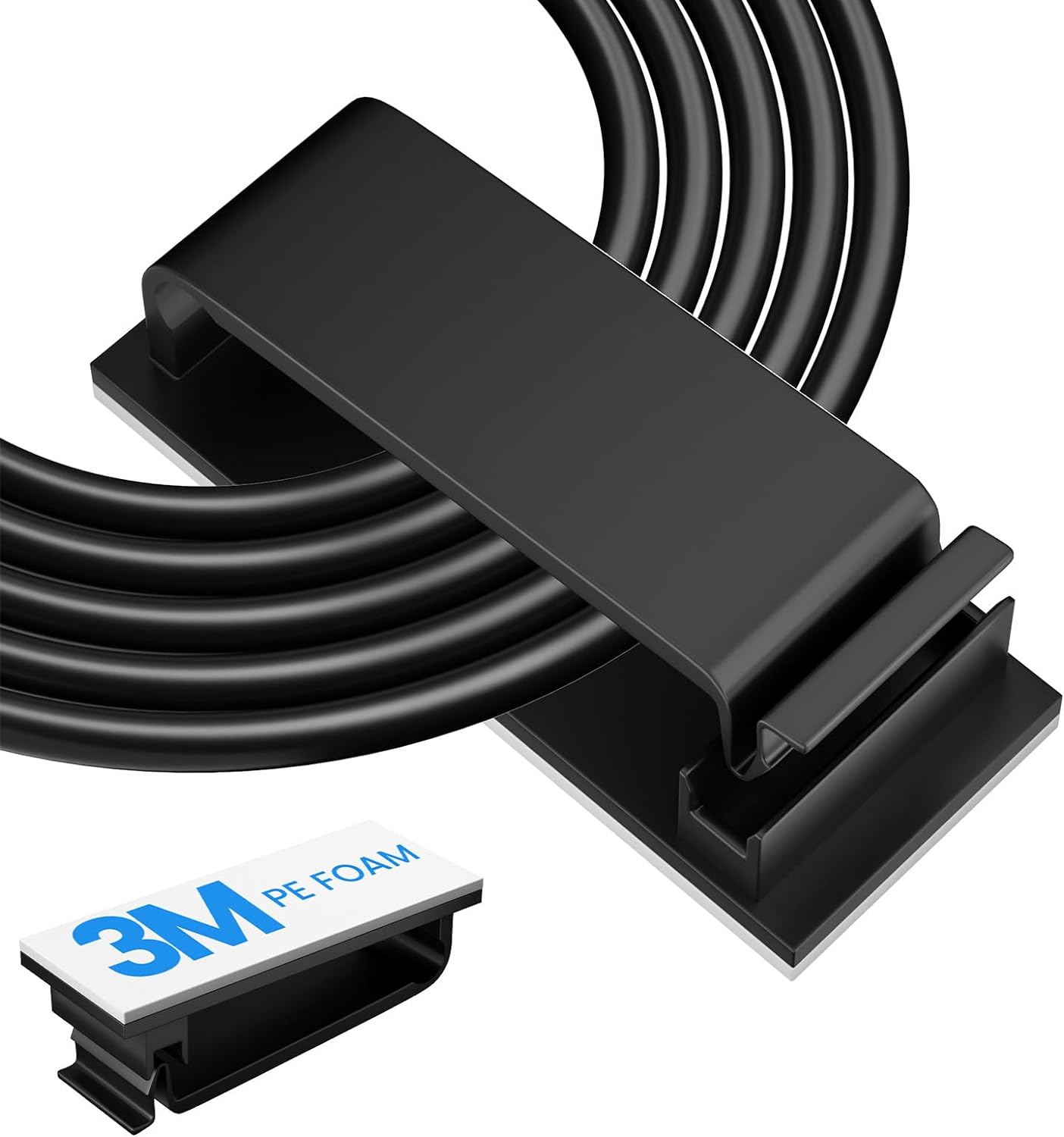 TEZOP Adhesive Cable Clips - Organize with Ease!