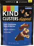 KIND Snack Clusters Dipped Dark Chocolate Nuts & Berries - 8 Pack