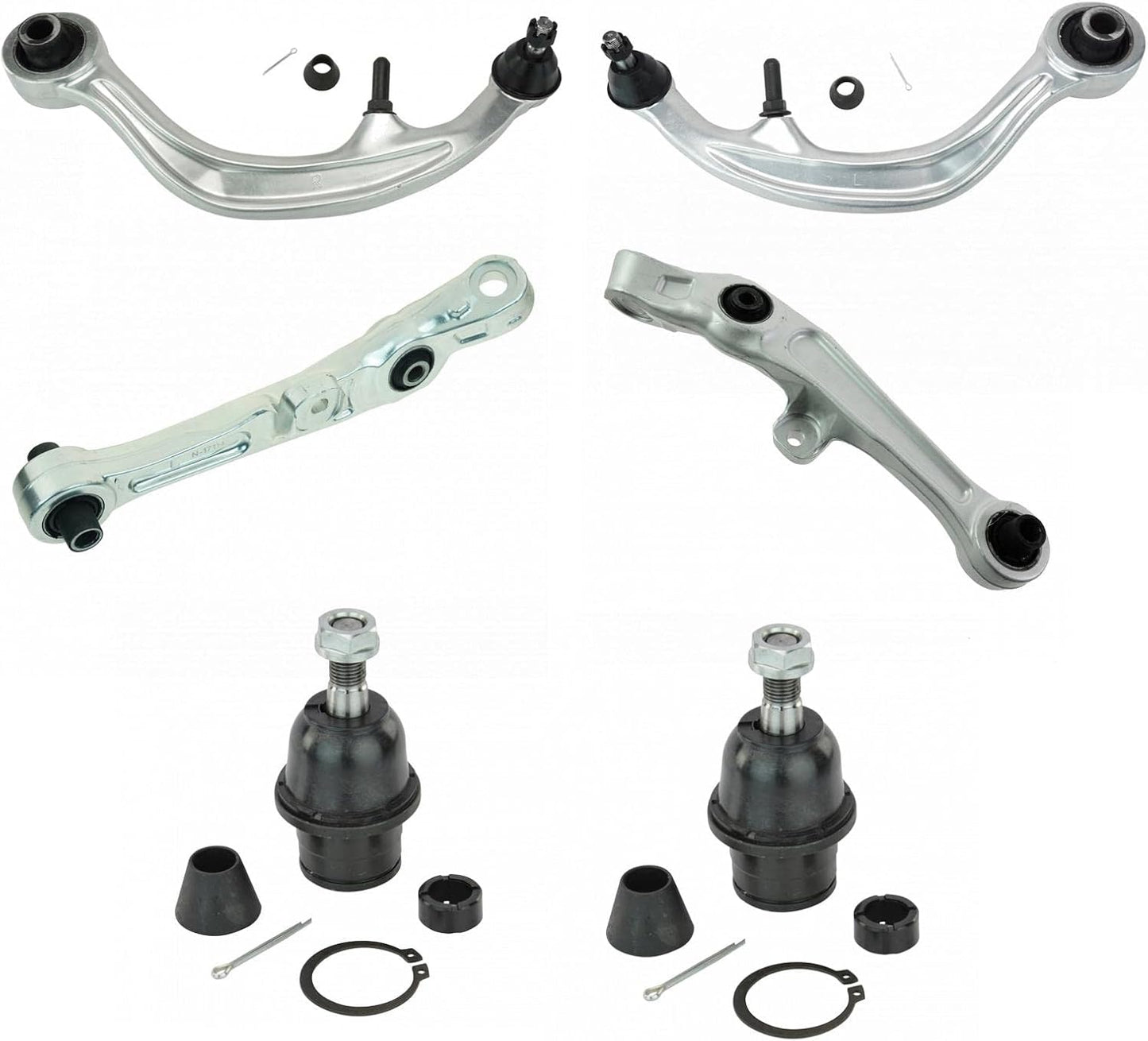 TRQ Front Lower Control Arm Set for INFINITI G35 and Nissan 350Z