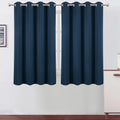 LEMO Room Darkening Blackout Curtains Set of 2 for Total Privacy