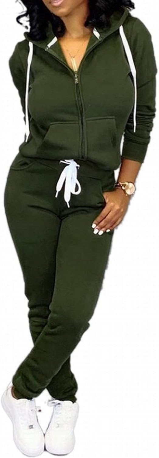 CLOCOR Track Suits for Women Set - Stylish Casual Outfit