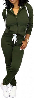 CLOCOR Track Suits for Women Set - Comfortable Casual 2 Piece Clothing