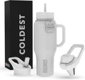 Leak Proof 36 oz Tumbler with Handle and Straw for Cold Drinks