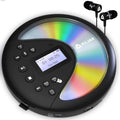 KLIM Discover Portable CD Player with Long-Lasting Battery - Versatile