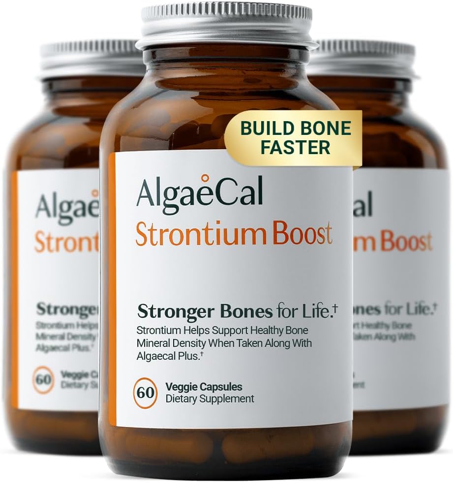 AlgaeCal Strontium Boost for Natural Bone Density Increase