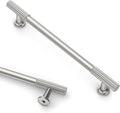 6.3 in Brushed Satin Nickel Cabinet Pulls 10 Pack - Durable Kitchen