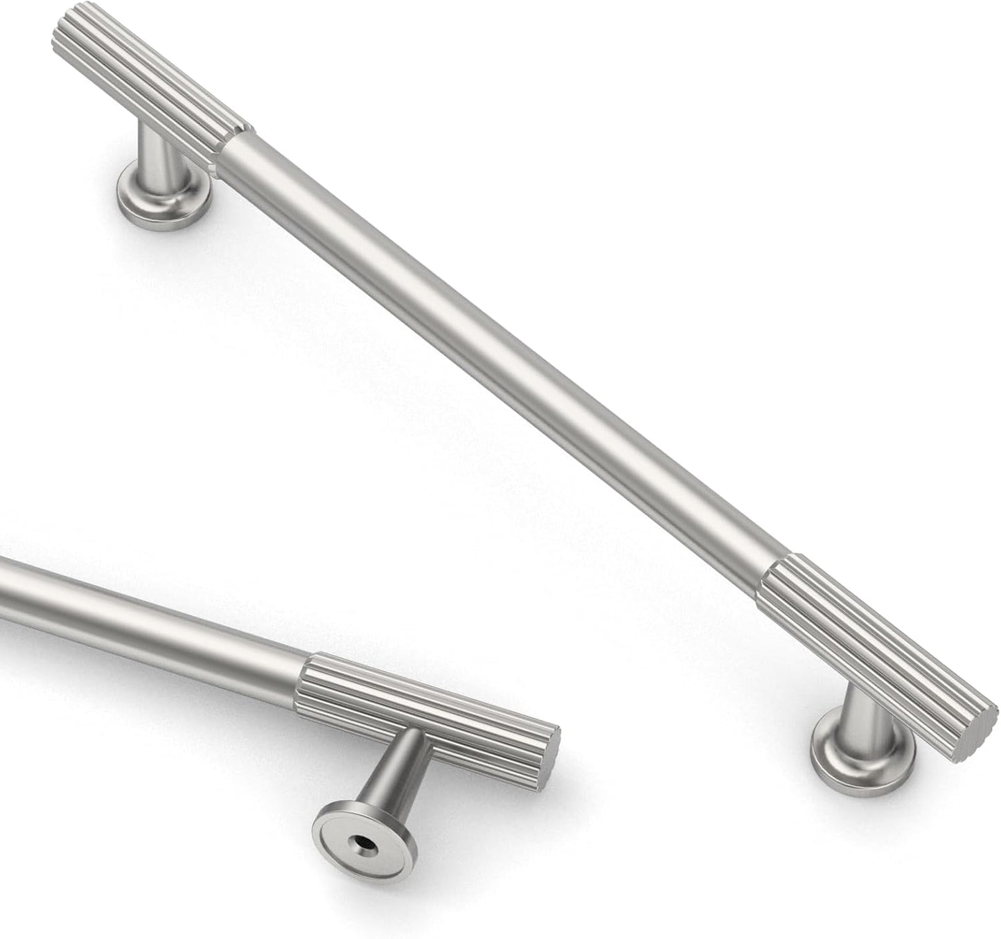 Asidrama 10 Pack 6.3 Inch Brushed Satin Nickel Cabinet Pulls