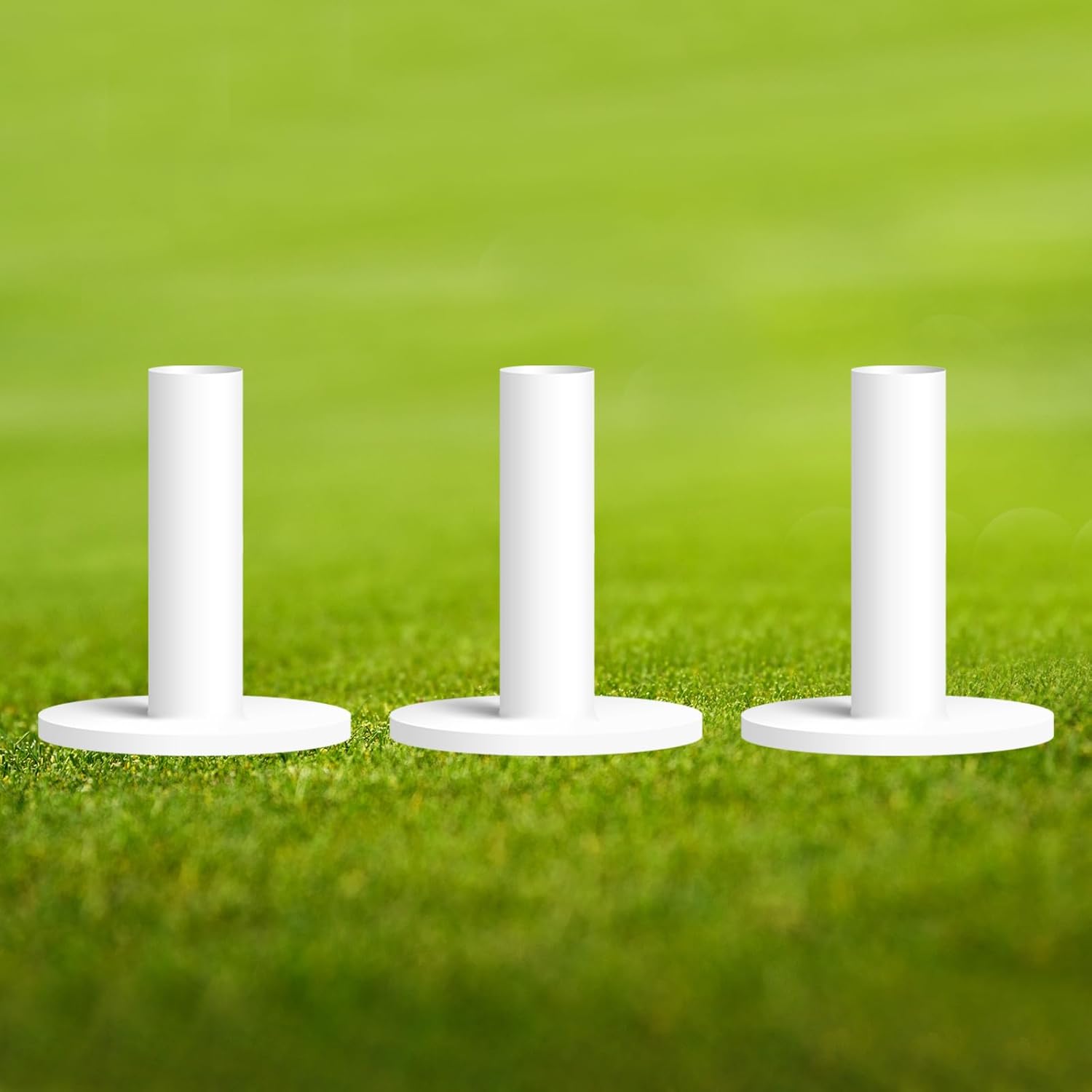 Durable Rubber Golf Tees 3/4 Pack - Perfect Ball Support