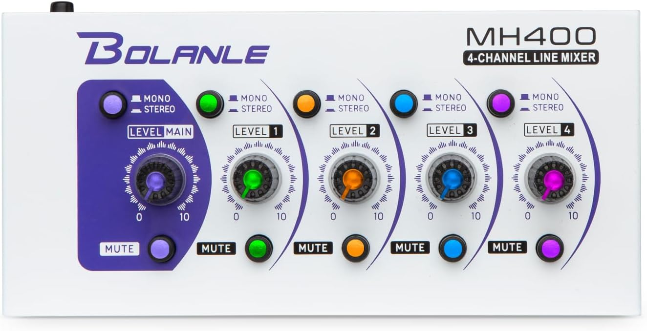 Mini Audio Mixer for Sub-Mixing with Ultra Low-Noise Features