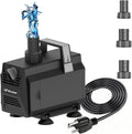 Submersible Water Pump 1050GPH 55W Fountain Pump - Adjustable Flow