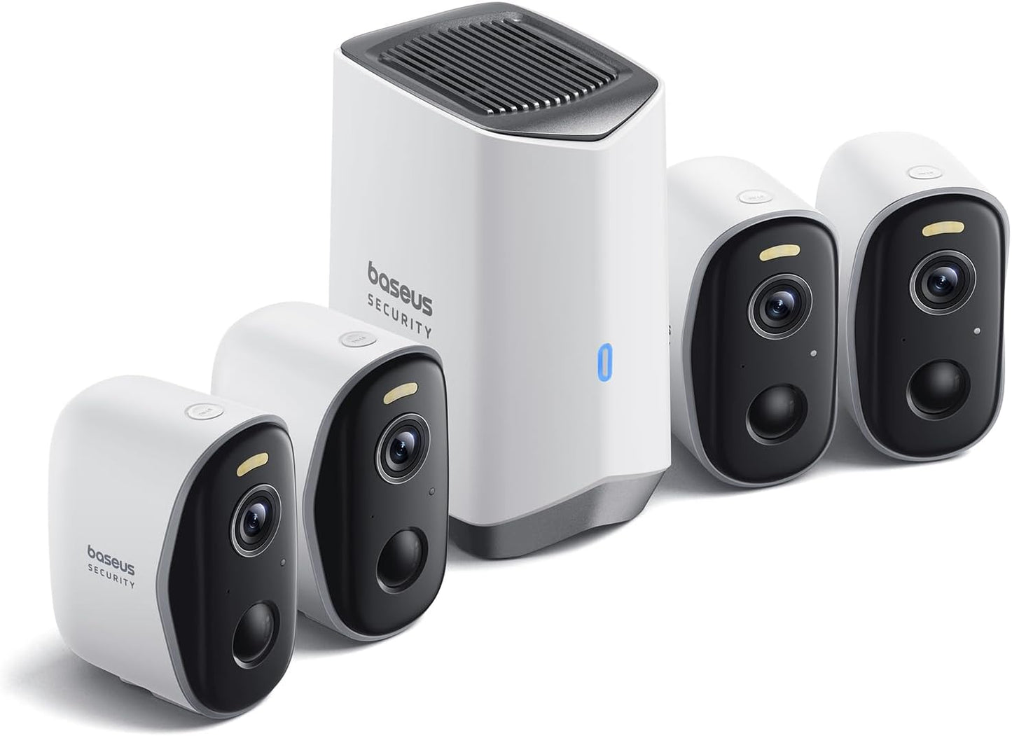 Baseus Wireless Home Security Kit: 2K Clarity, No Fees, 16TB Storage