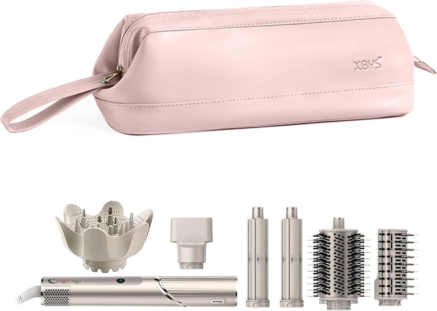 Dyson Airwrap/Shark Styler Travel Bag - Portable & Waterproof - Pink