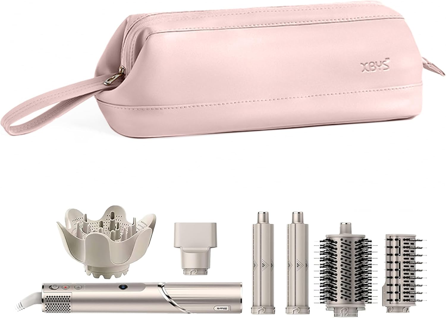 Dyson Airwrap/Shark Styler Travel Bag - Portable & Waterproof - Pink
