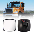 Black Rear View Wide Angle Mirror Fit for 2004-2016 Freightliner M2