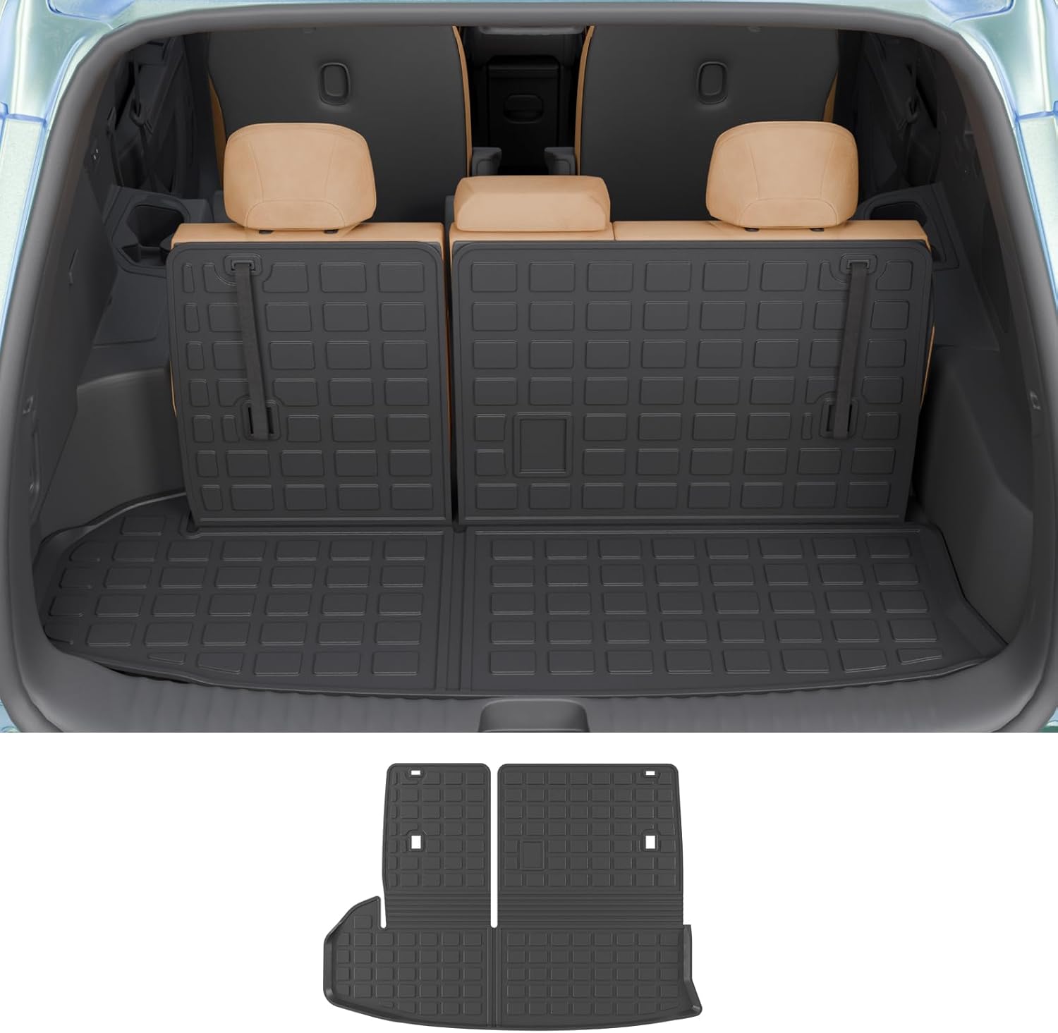 Rongtaod Cargo Mat for 2014-2019 Toyota Highlander Trunk Use