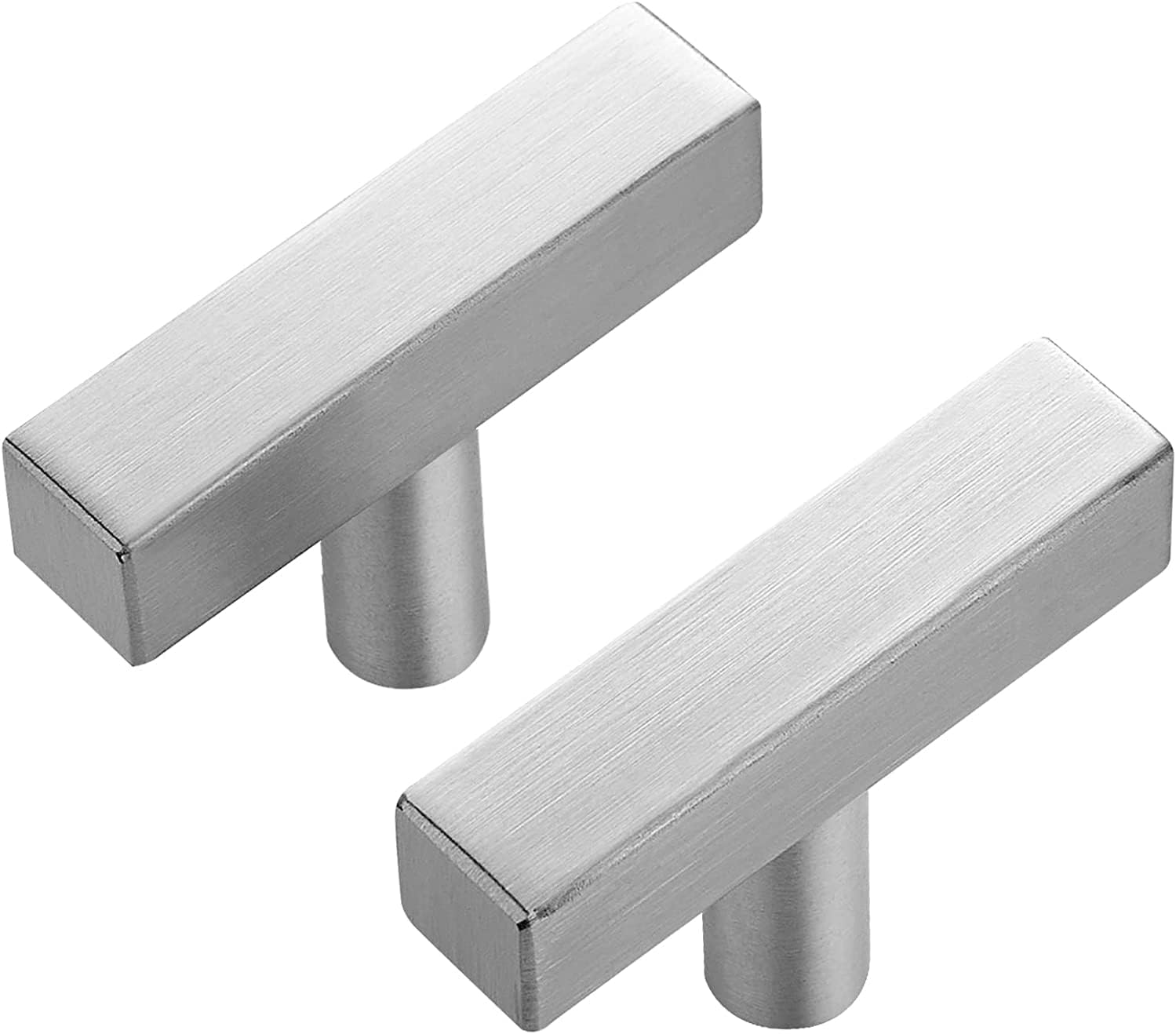 Brushed Nickel T Bar Cabinet Knobs for Modern Kitchen Design