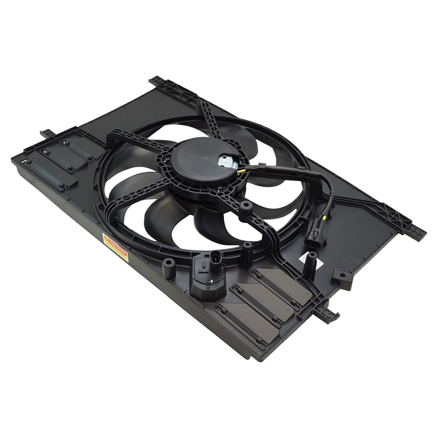 TRQ Radiator Cooling Fan Assembly for Fiat 500X and Jeep Renegade