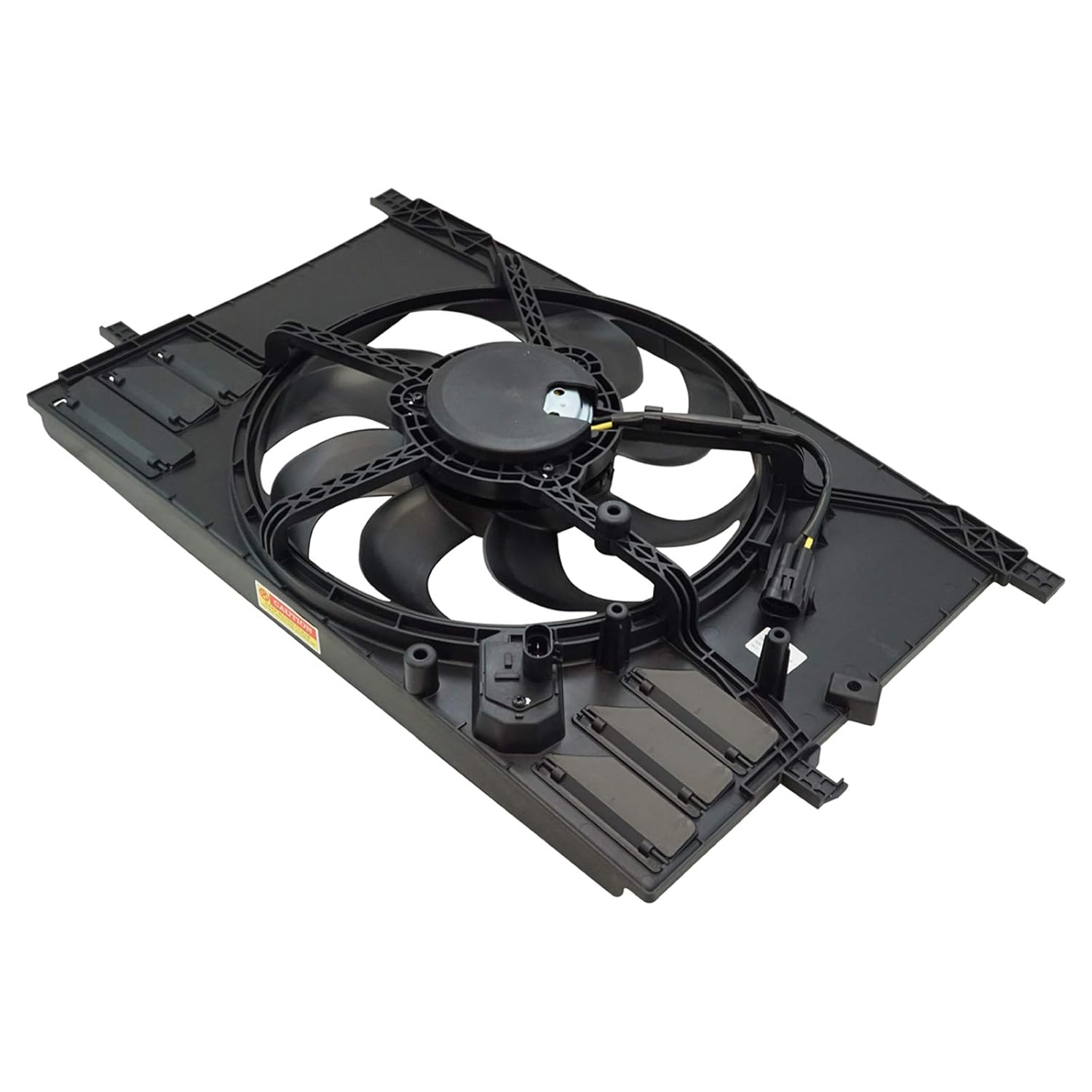 TRQ Radiator Cooling Fan Assembly for Fiat 500X and Jeep Renegade