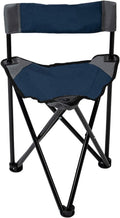 Lightweight Portable Tripod Camp Chair - Easy Setup & Carry
