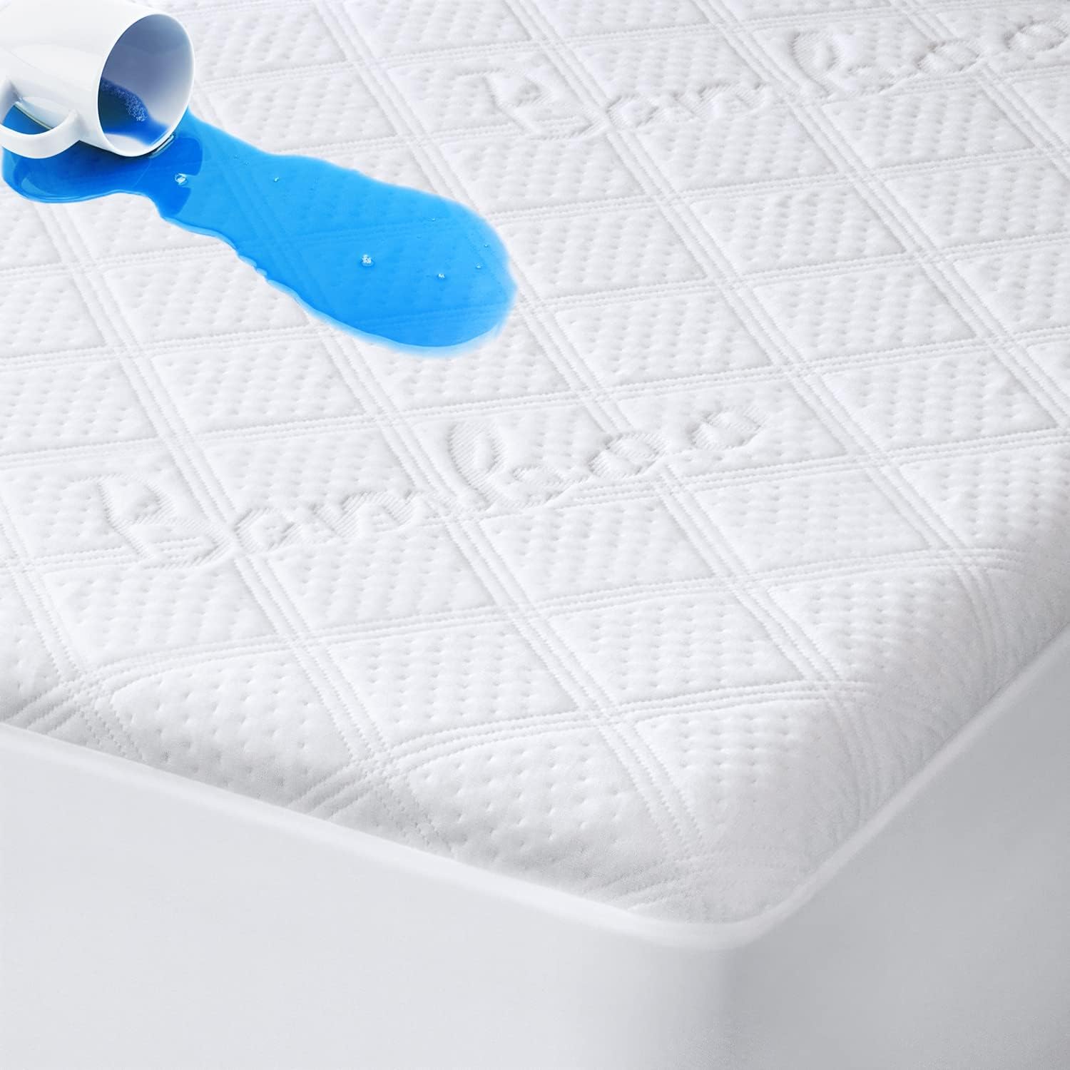 Kmall King Mattress Protector - Waterproof Noiseless Cover