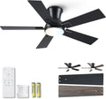 Modern Ceiling Fans with Lights - 42 inch Low Profile Fan