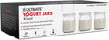 Dishwasher-Safe Glass Yogurt Cups - 8-Pack, BPA-Free!