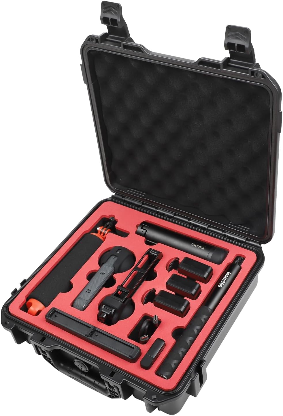 Waterproof Hard Case for Insta360 X5/X4/X3 with Storage