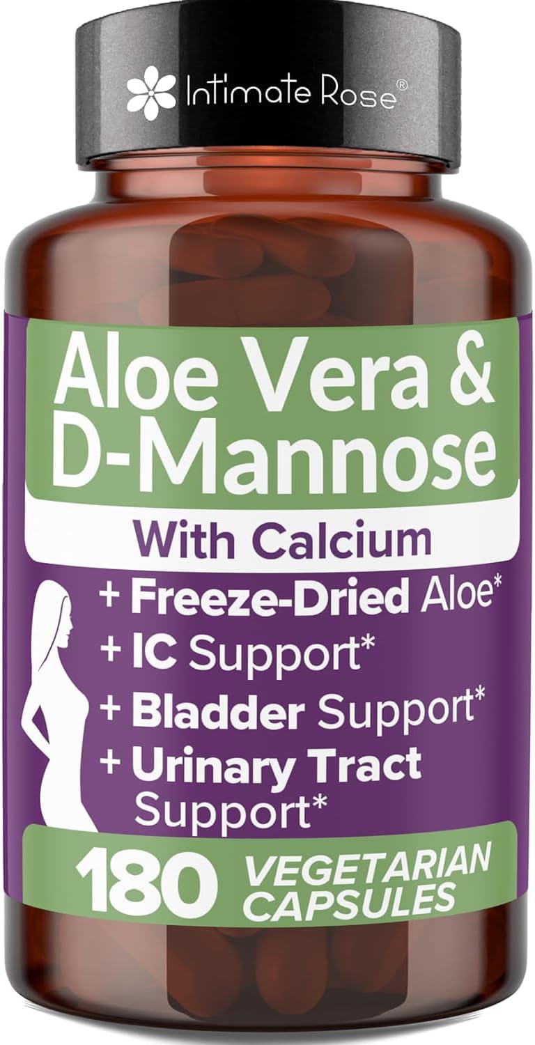 Pure Aloe Vera Capsules for Bladder Health - 200x Concentrate