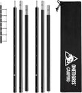 OneTigris Upgraded Tent Poles Set of 2 Adjustable Telescoping Tarp